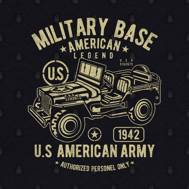 US Army Jeep - American Military Base by Jarecrow 